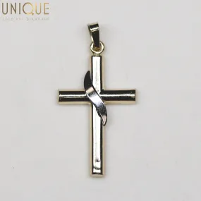 14 karat gold cross