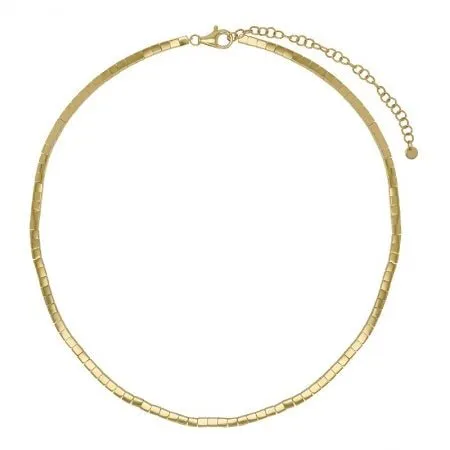 14K Gold Square Shape Fashion Necklace