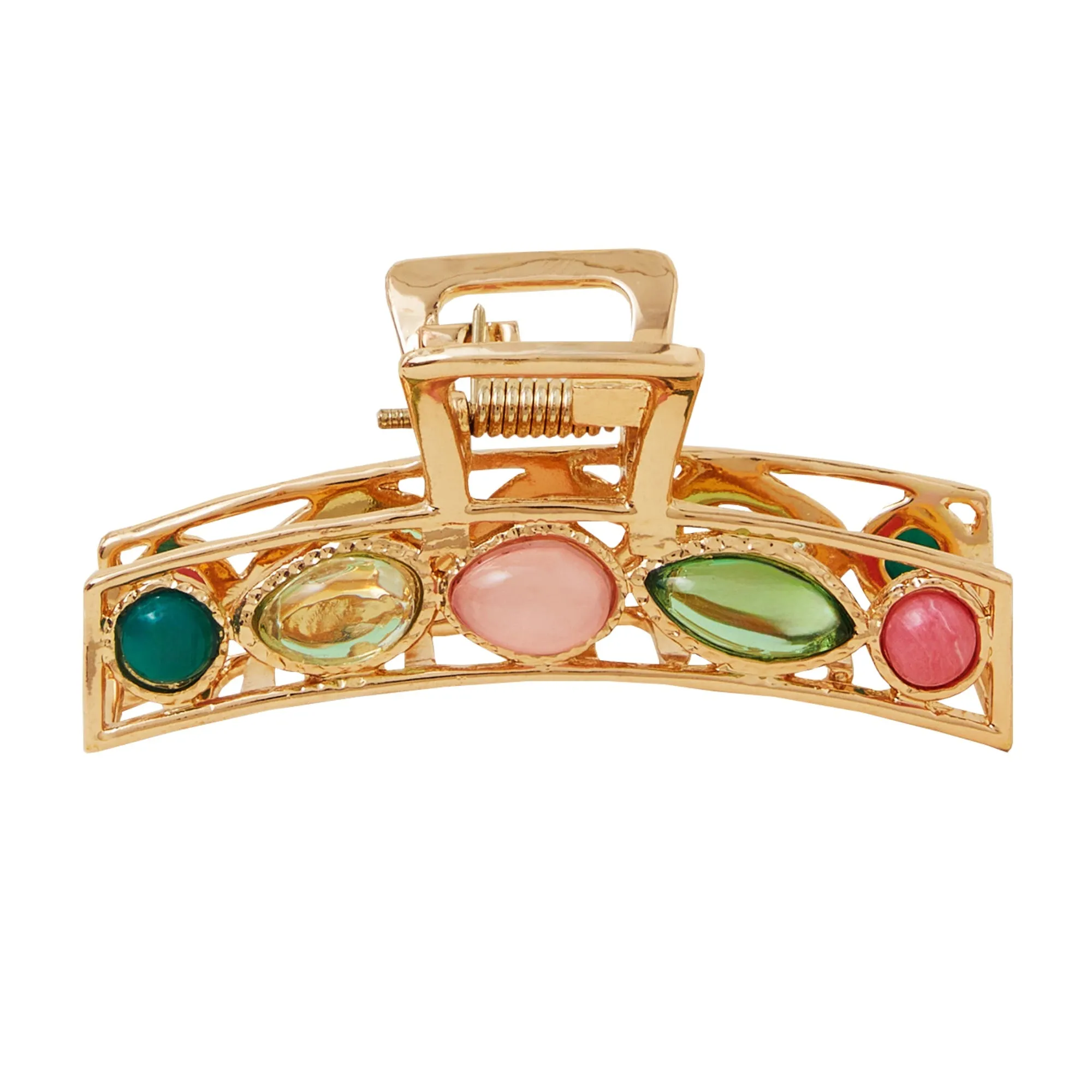 Accessorize London Women's Multi Gem Claw Clip