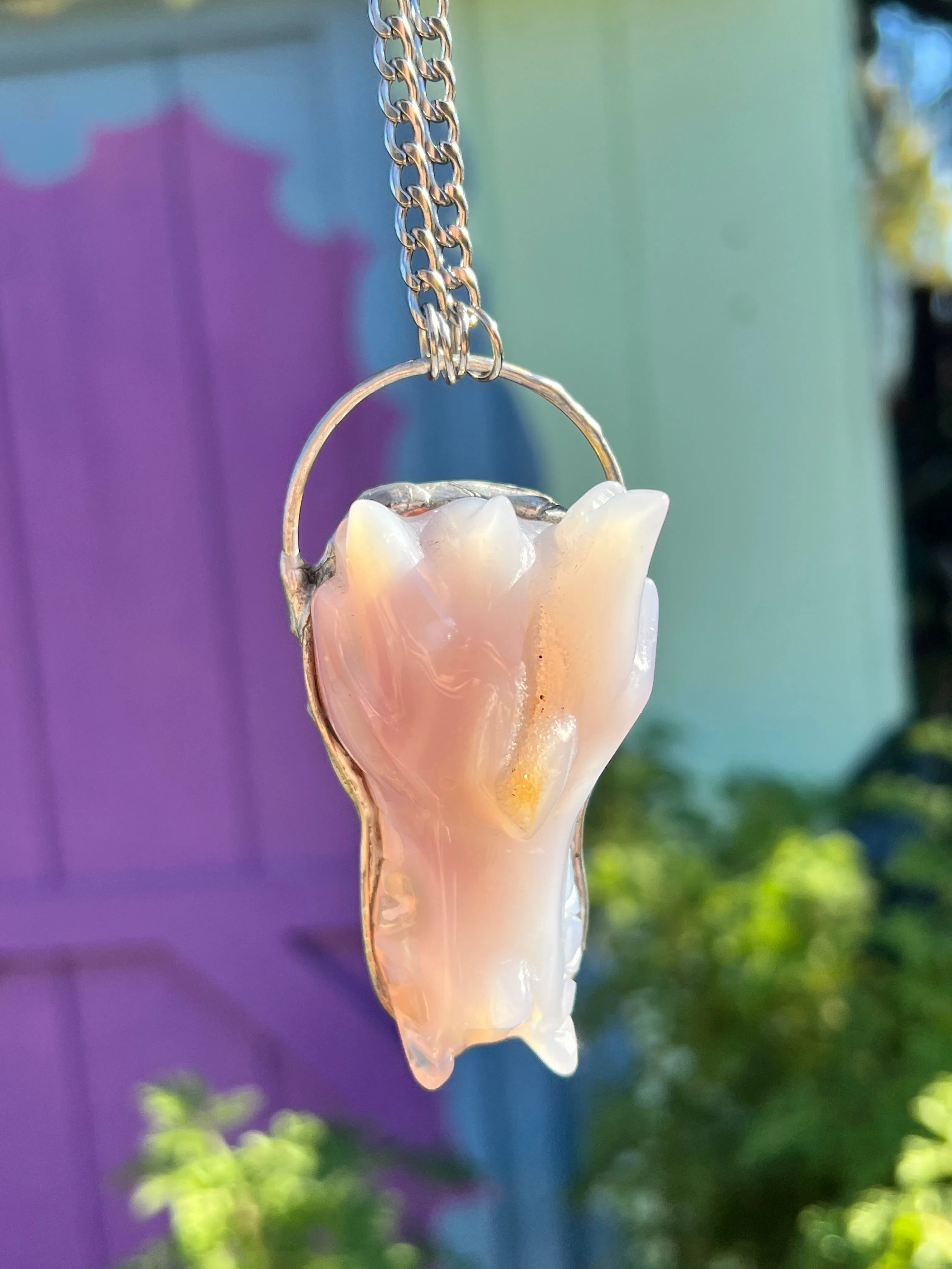 Agate Dragon Amulet