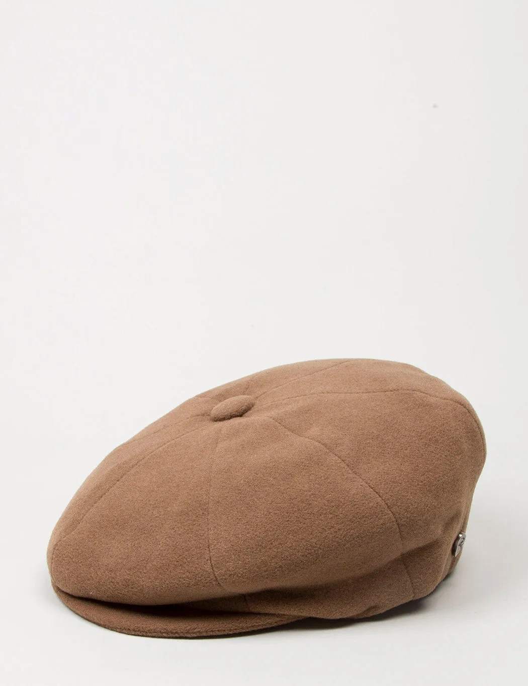 Bailey Galvin Wool Newsboy Cap - Camel