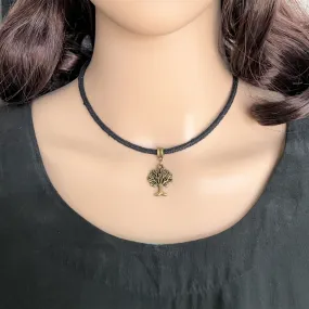 Brass Tree of Life Choker