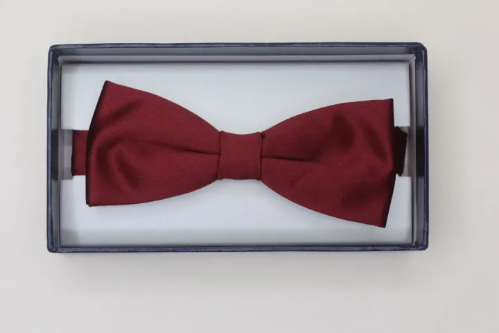 Burgundy Bow Tie