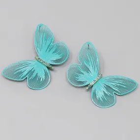 Butterfly Filigree Drop Earrings