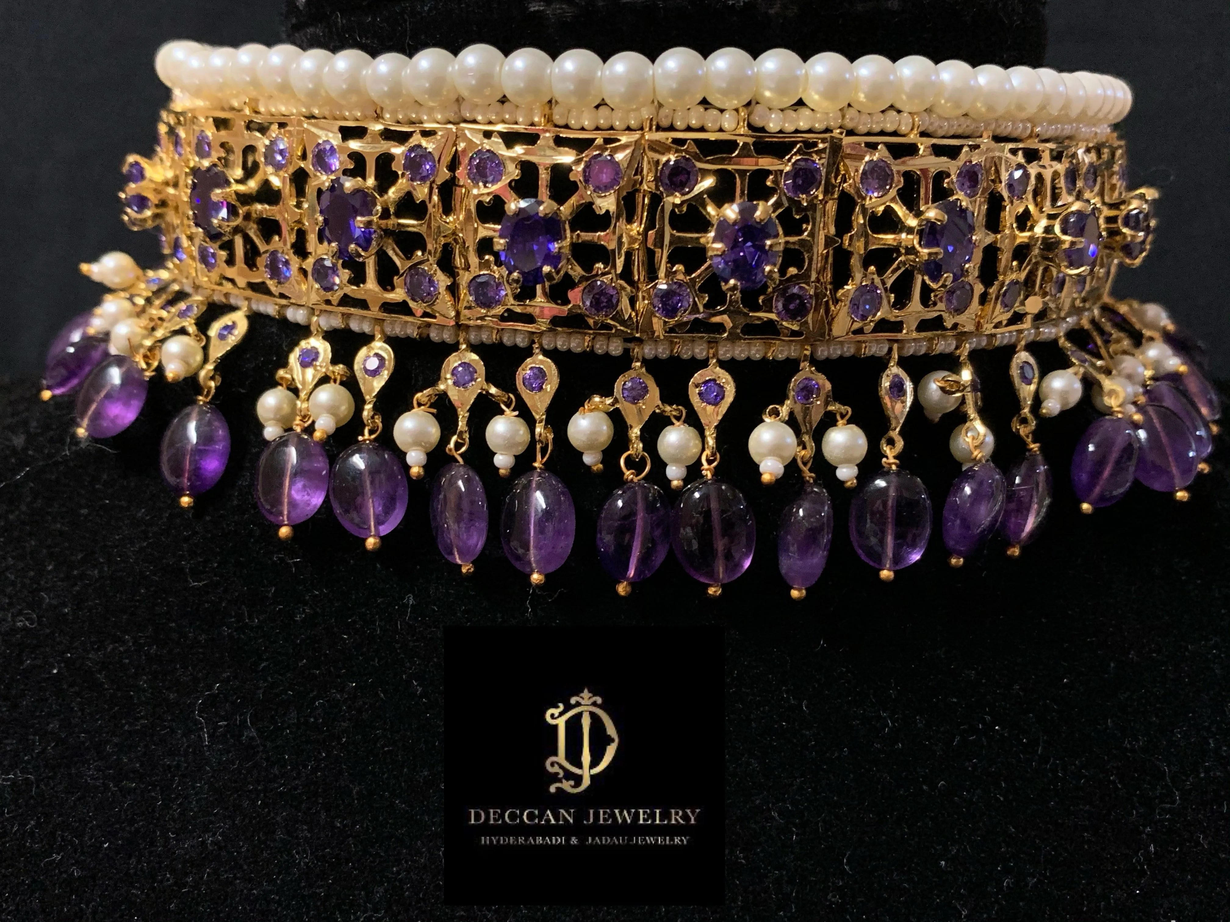 C20 Insia jadavi lacha in amethyst ( SHIPS IN 4 WEEKS )