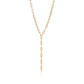 Chainette Lariat Necklace