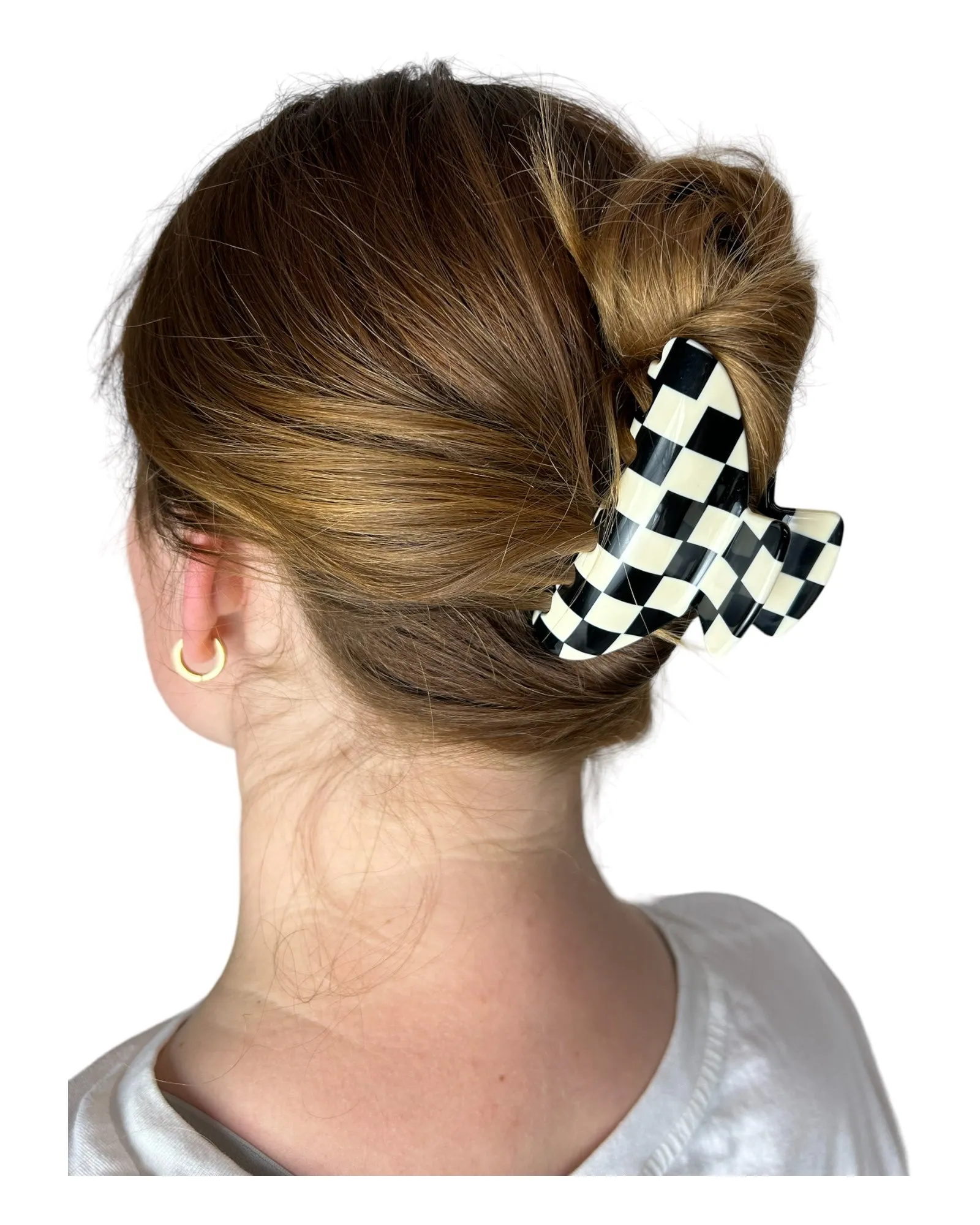 Checkered Claw Clip