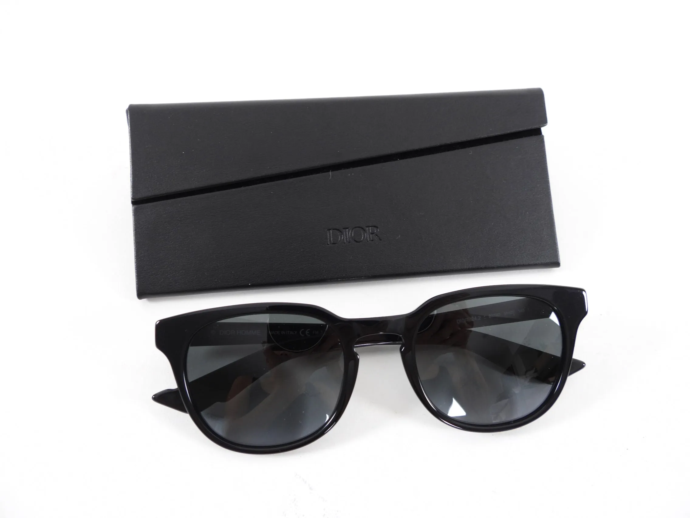 Christian Dior Black Sunglasses with Logo Arms Diorb24.2