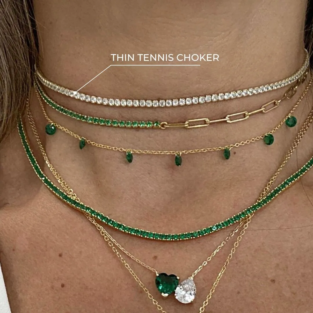 CLASSIC THIN TENNIS CHOKER