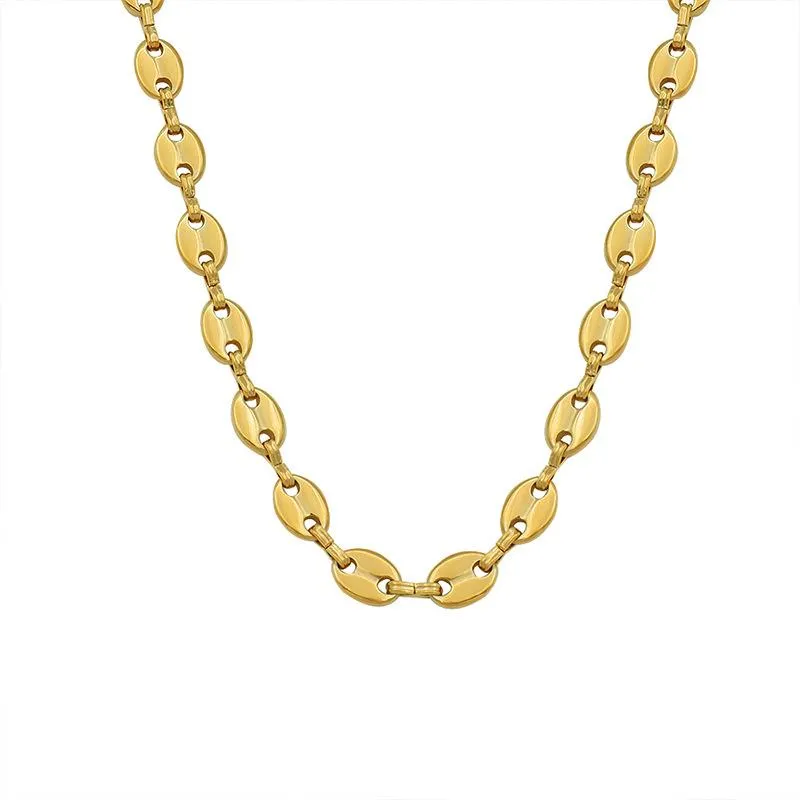 Coffee Bean Necklace - Gold