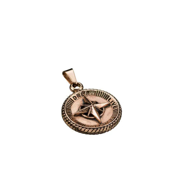 Compass Rosegold Pendant