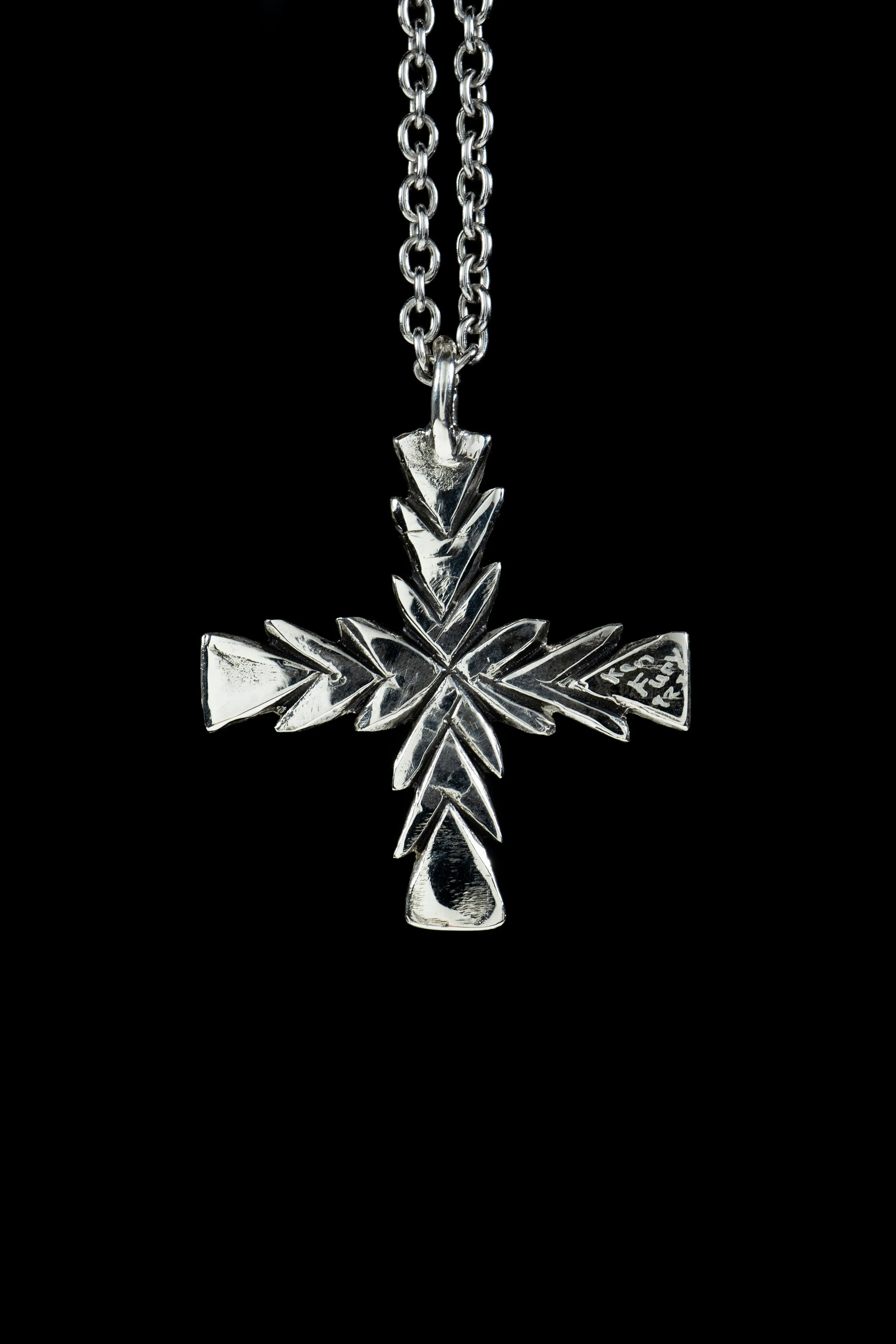 Cross (Sterling Silver, Gold Pendant)