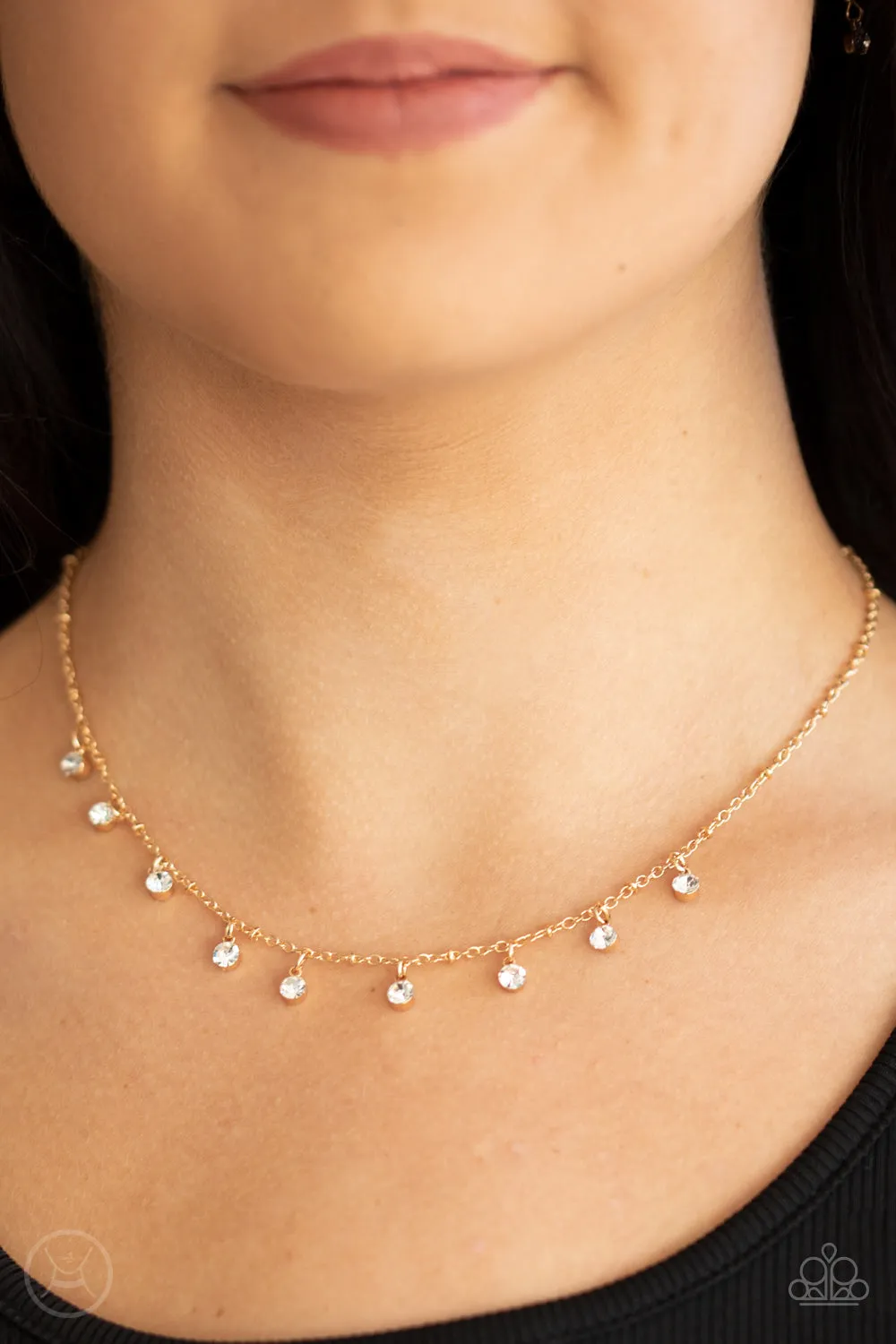 Dainty Diva Gold Choker- Necklace