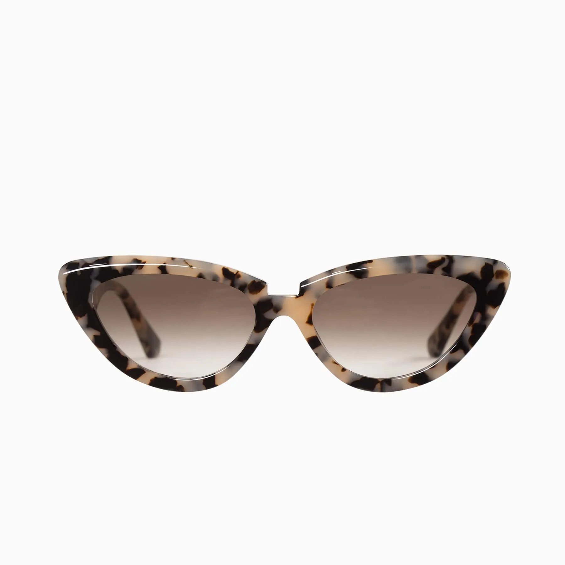 Dayze | Sunglasses - Bone Tort w. Gold Metal Trim / Brown Gradient Lens