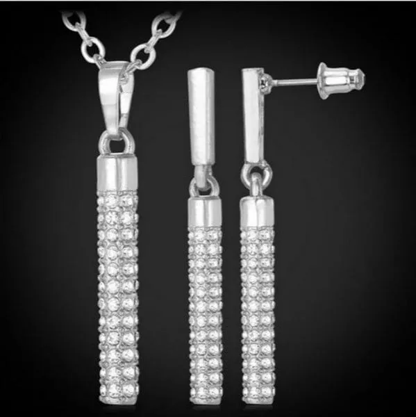 Diamond-Studded Cylindrical Rod Set