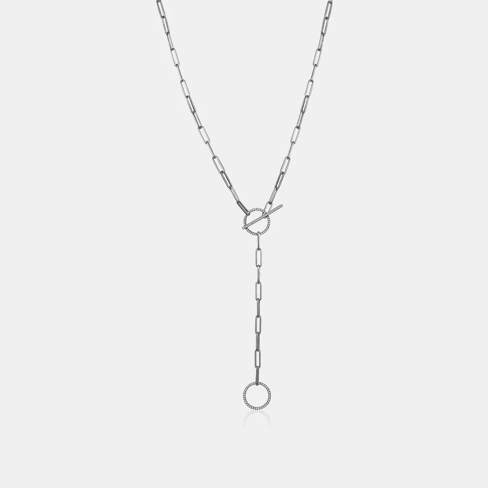 Diamond Toggle Necklace