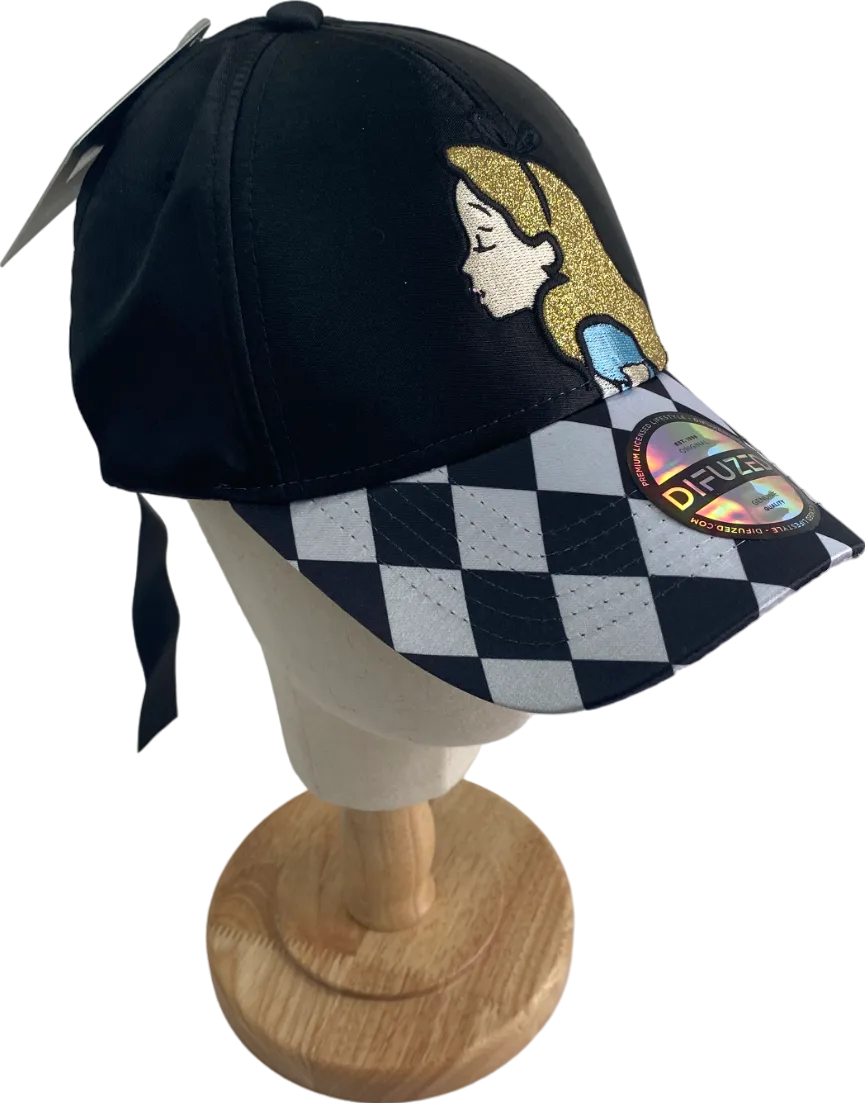 Difuzed Black Alice In Wonderland Cap One Size