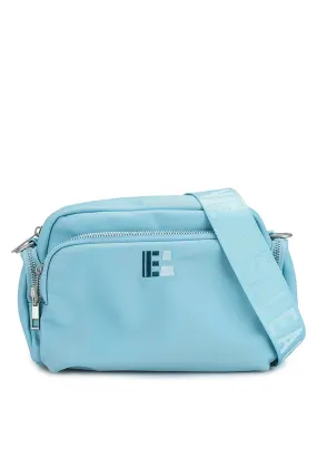 ELLE Active Logo Classic Nylon Geometric Crossbody n Shoulder Bag