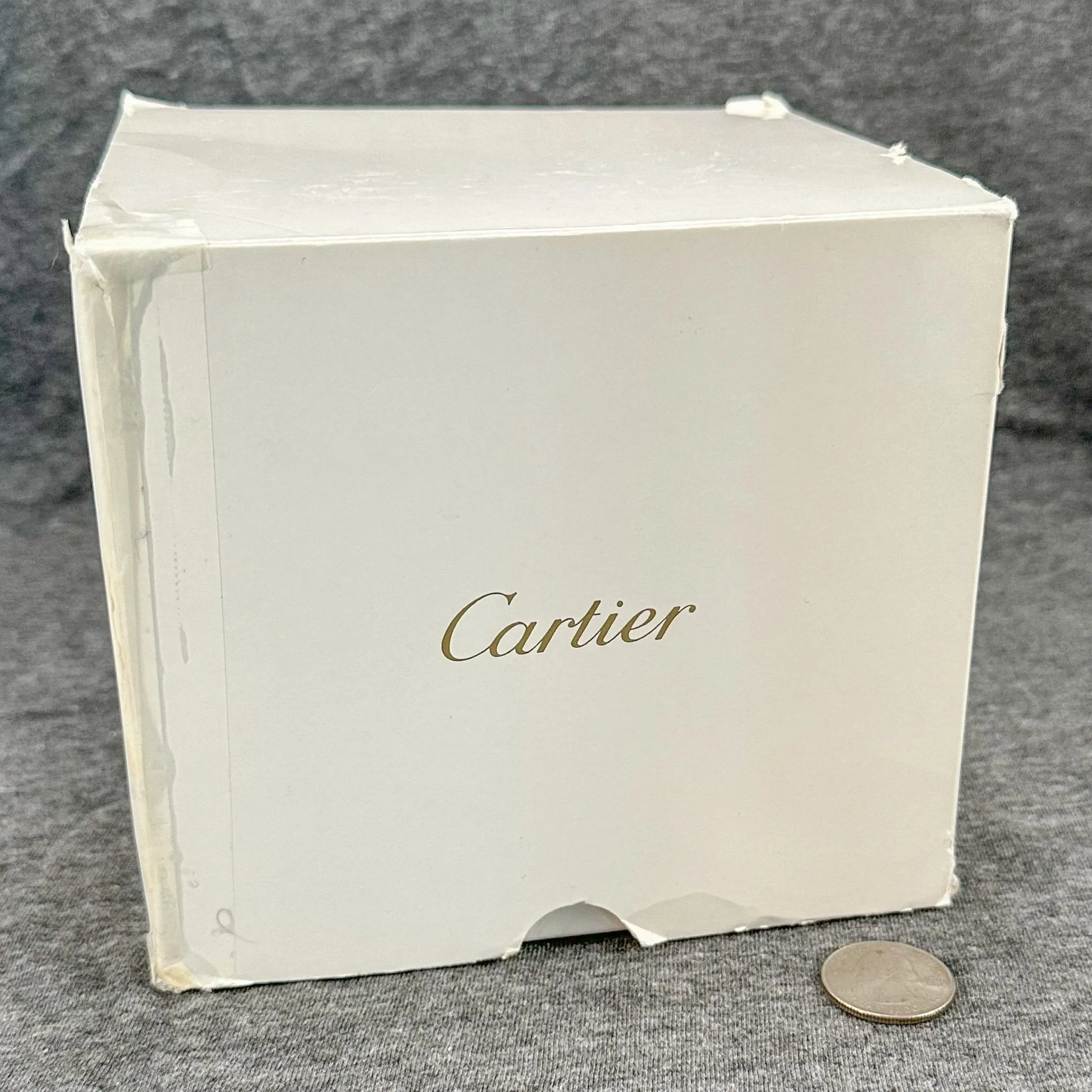 Estate Cartier White Outer Box EMPTY