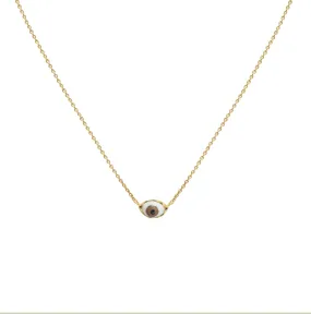 Eye Necklace, Brown