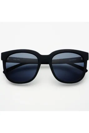 Freyrs-Taylor Square Matte Black Sunglasses