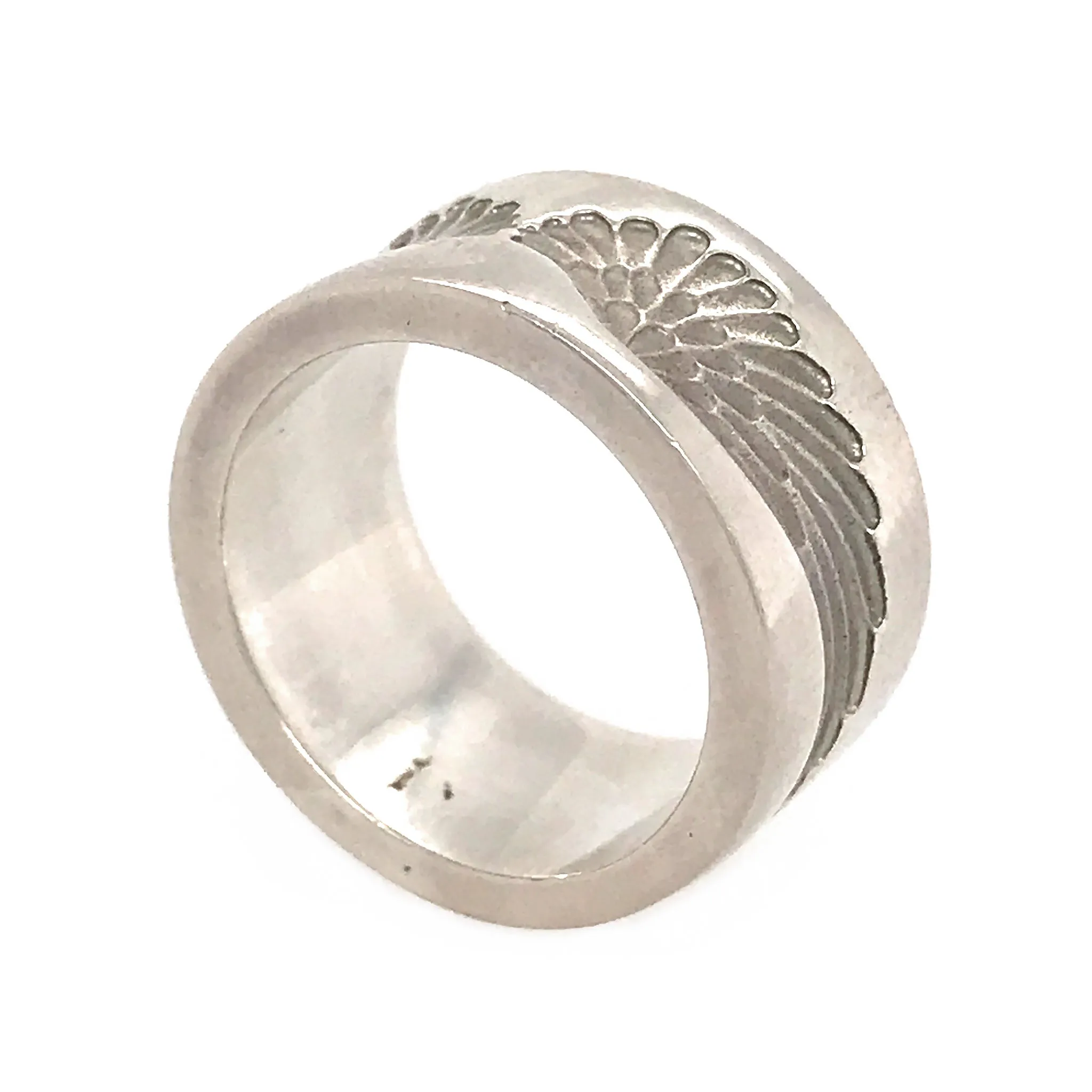 Garrard by Jade Jagger Winged Ring in Sterling Silver