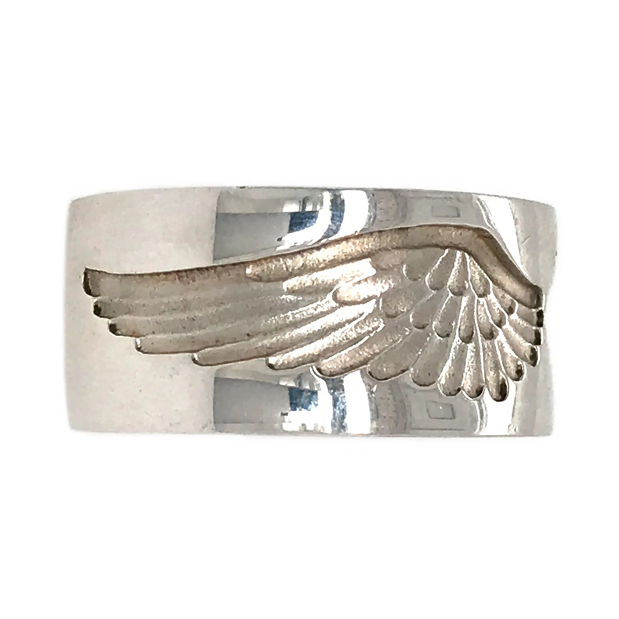 Garrard by Jade Jagger Winged Ring in Sterling Silver