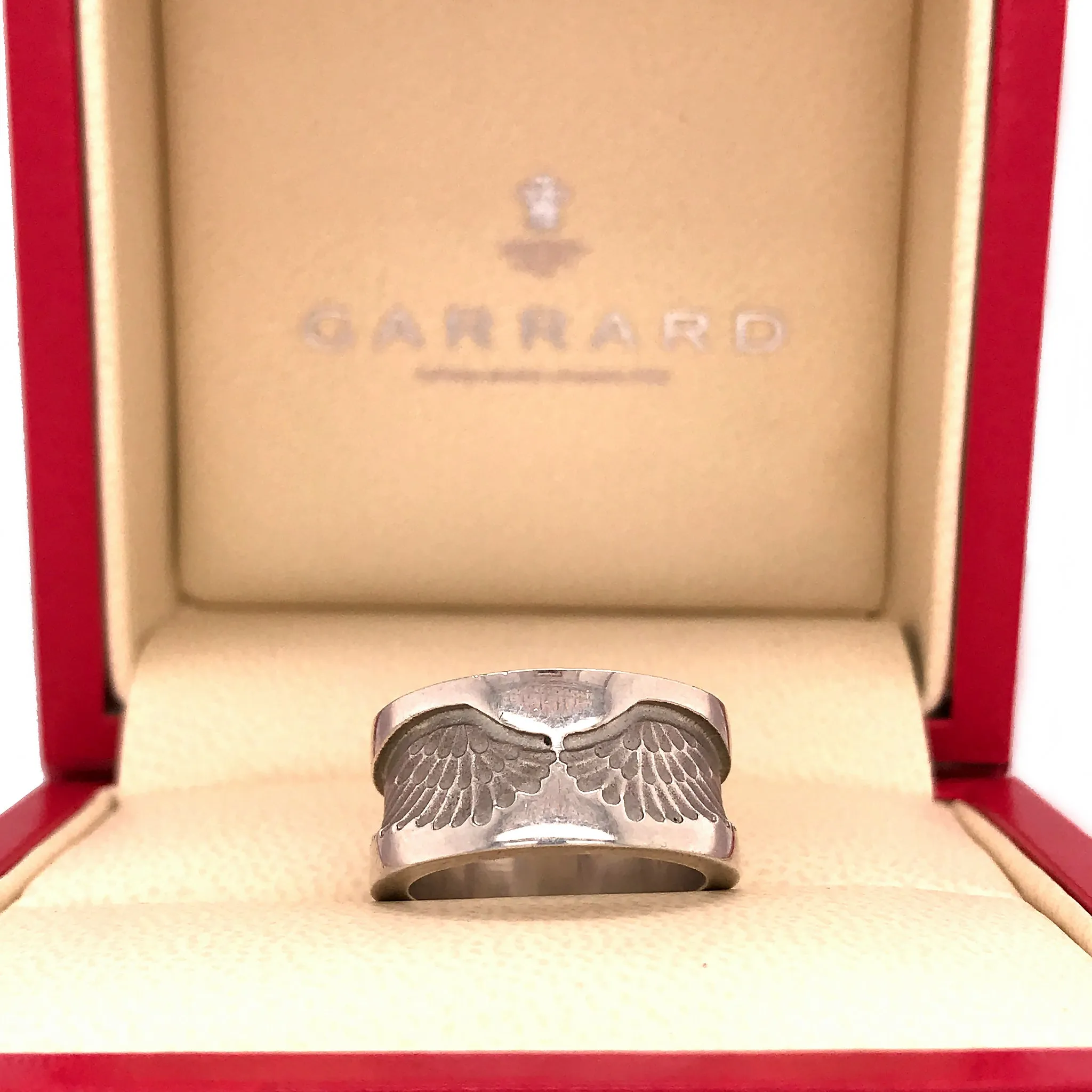 Garrard by Jade Jagger Winged Ring in Sterling Silver