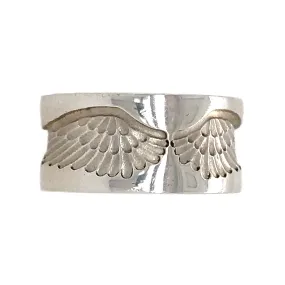 Garrard by Jade Jagger Winged Ring in Sterling Silver