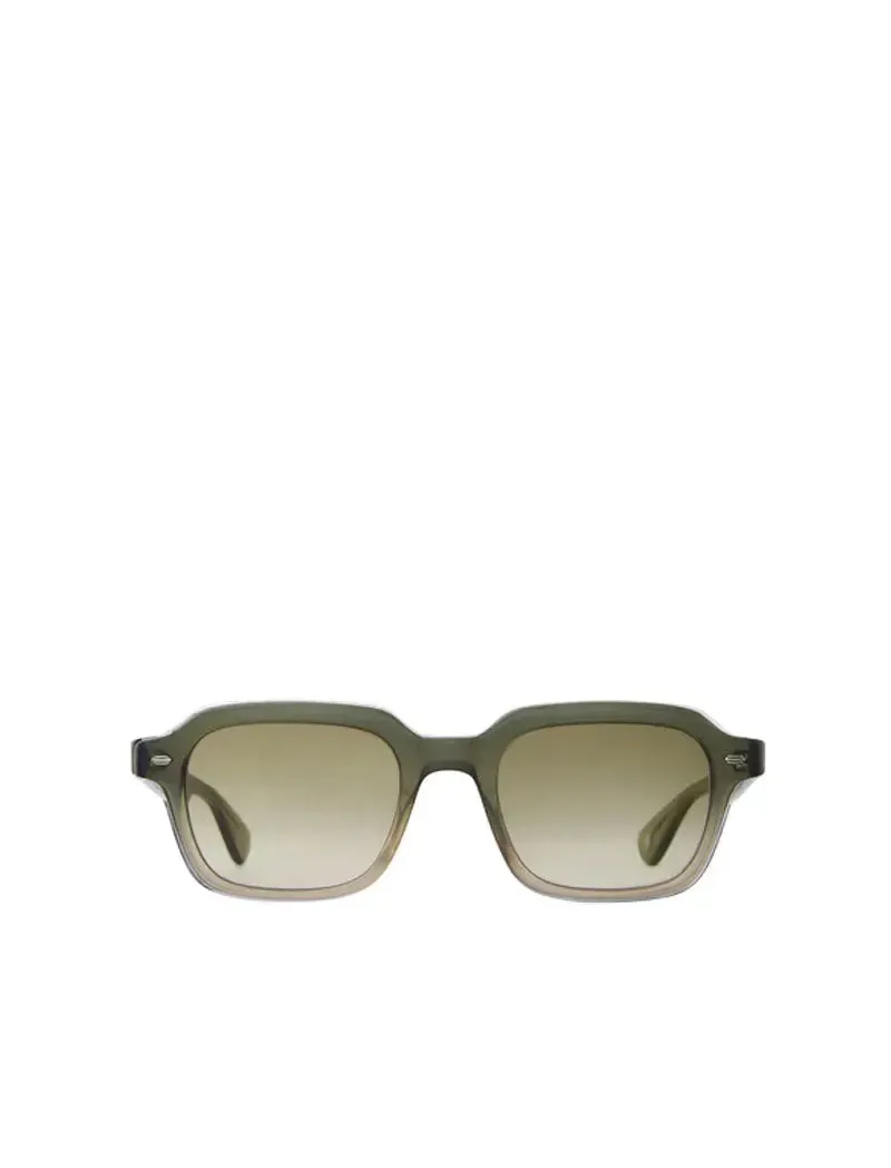 Garrett Leight OG Freddy P 49 Sunglasses Matte Cyprus Fade/Olive Gradient