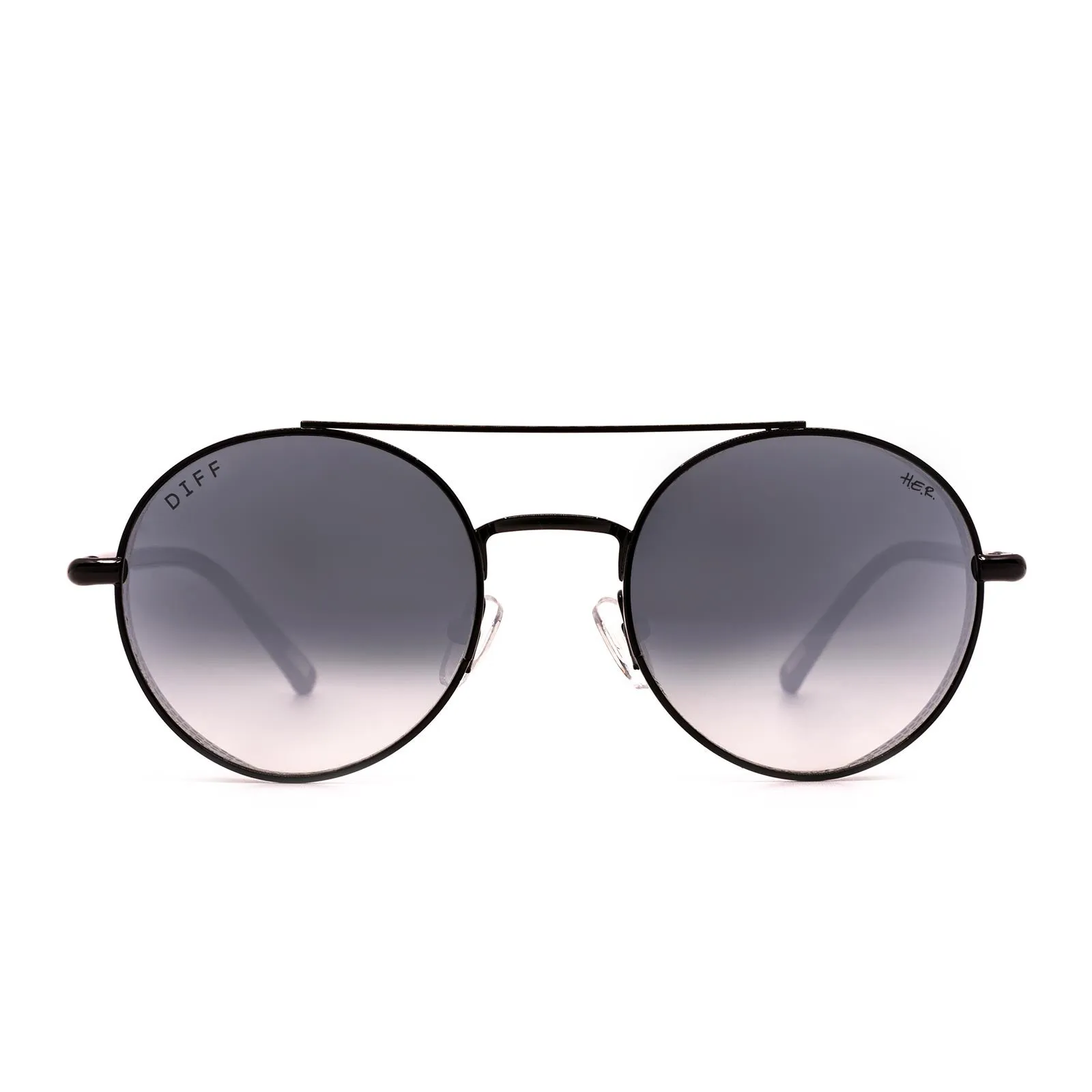 H.E.R. - Driver   Black   Grey Gradient Flash Sunglasses