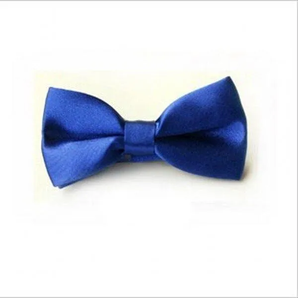 Kids Blue Party Bow Tie Lovely Cute Baby Boy Necktie Bowtie