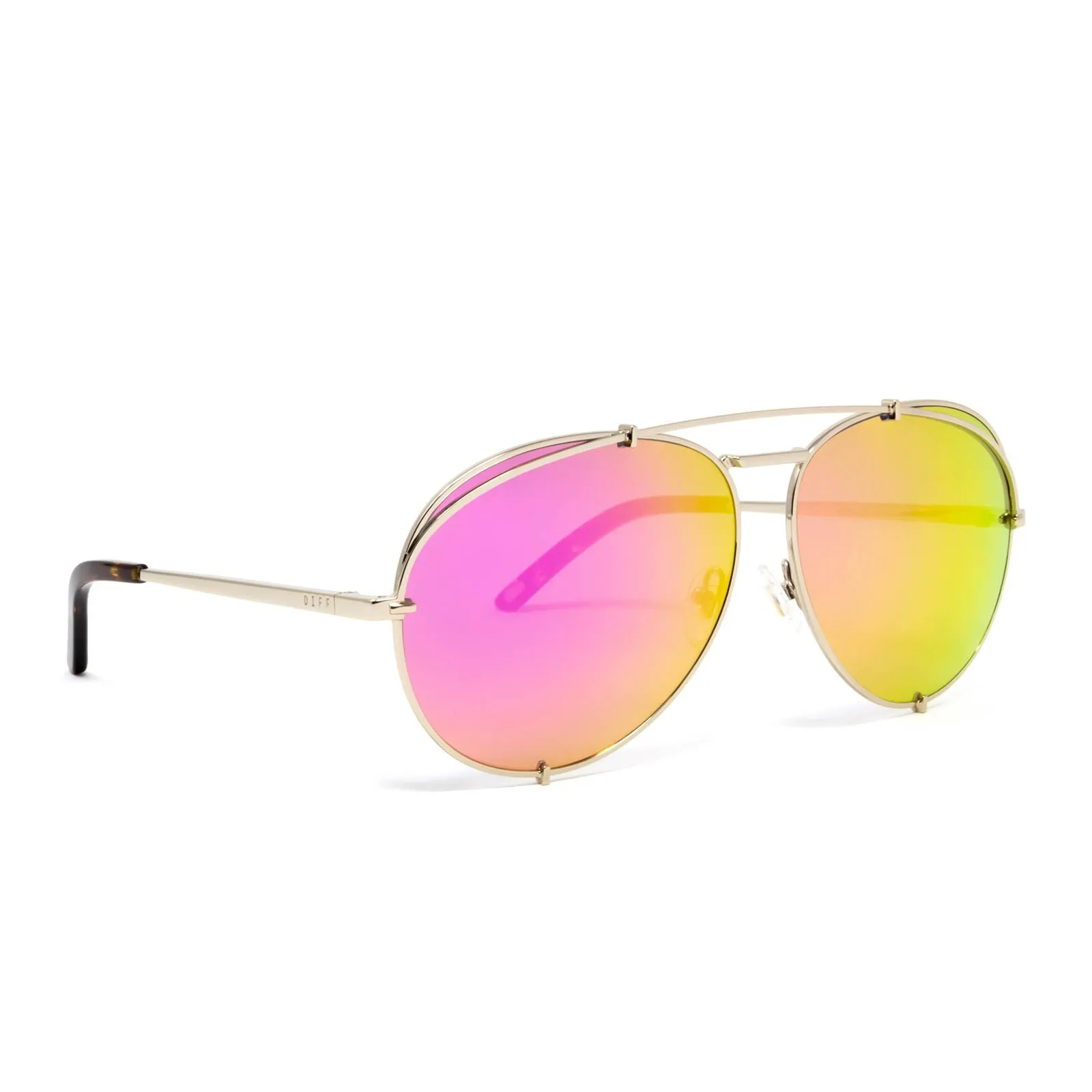 Koko Gold   Pink Sunglasses