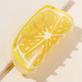 Lemon Hair Claw Clip