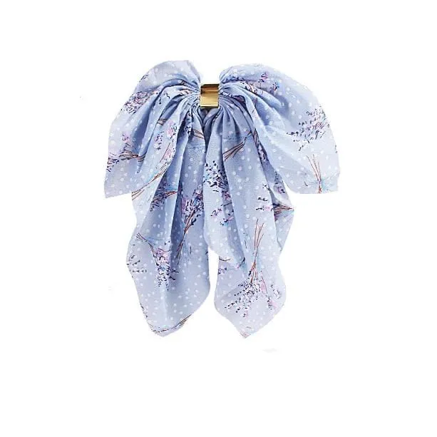 Lucy Silk Hair Bow Clip