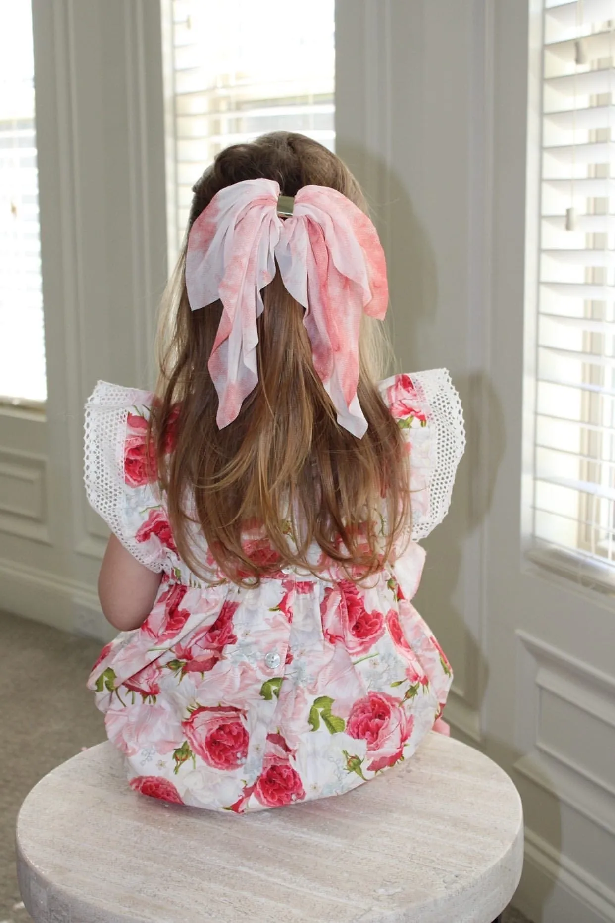 Lucy Silk Hair Bow Clip