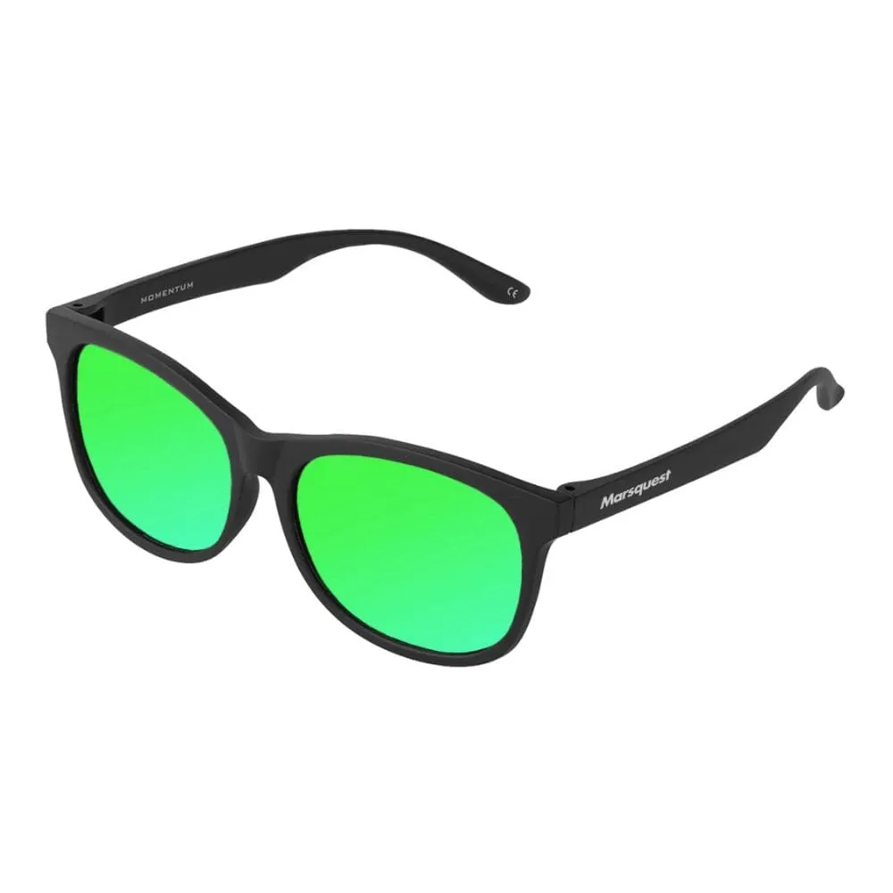 Marsquest Momentum Sunglasses - Carbon Black & Neon Green