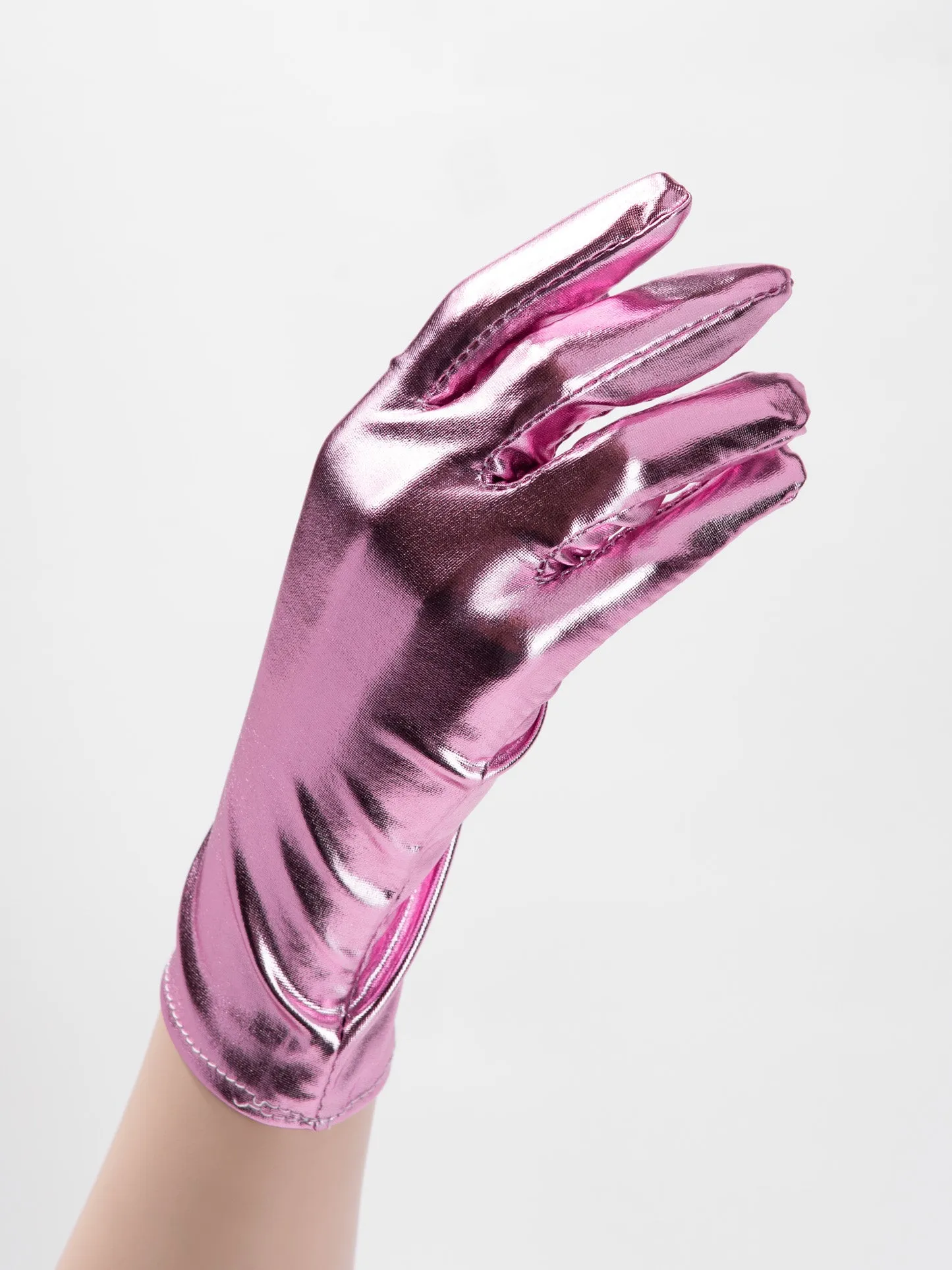 Nova Wrist Length Metallic Gloves