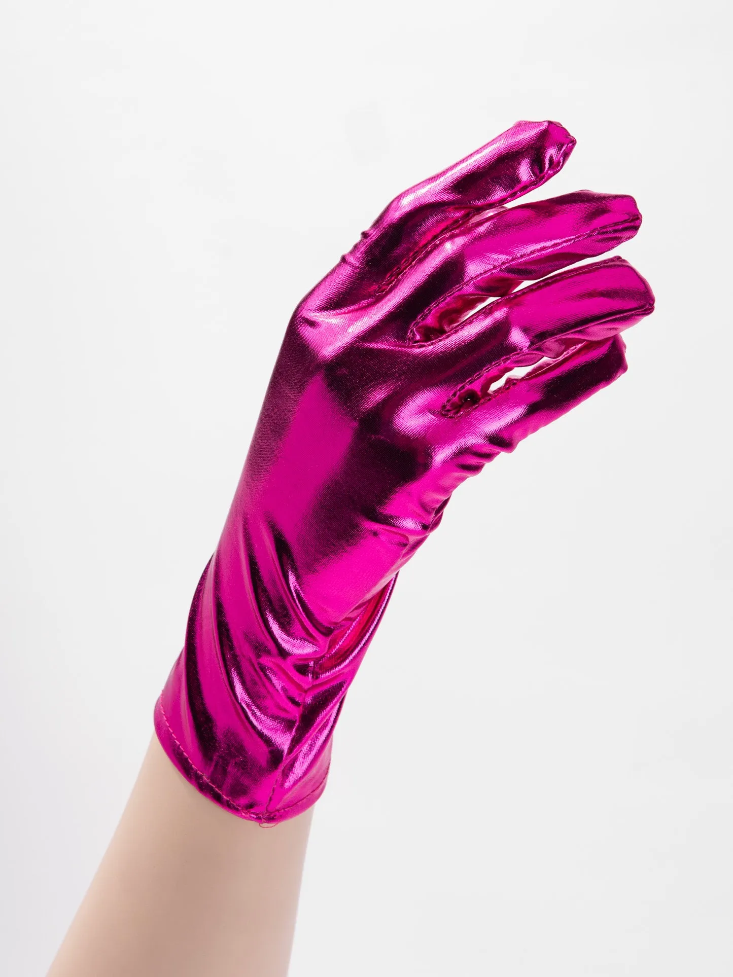 Nova Wrist Length Metallic Gloves