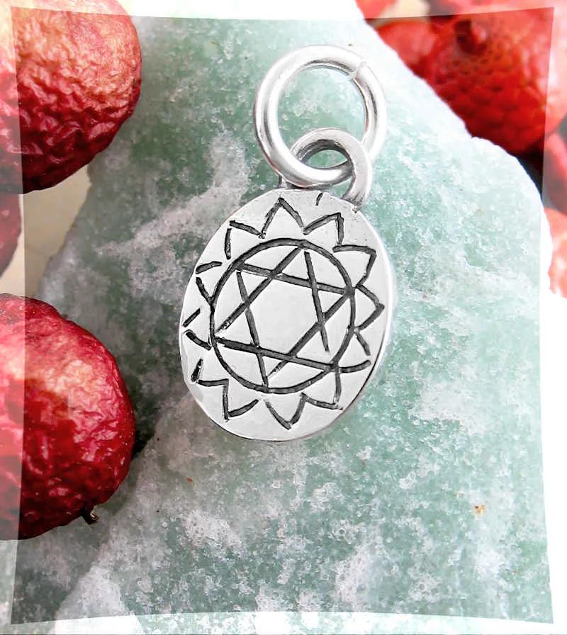 Petite Heart 4th Chakra Symbol Charm