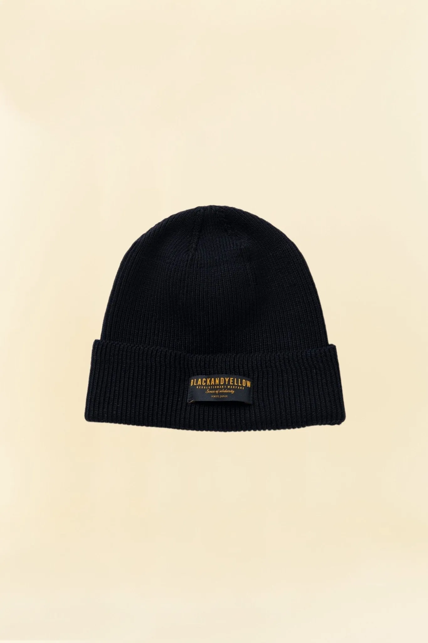 Rats Cotton Knit Watch Cap - Black