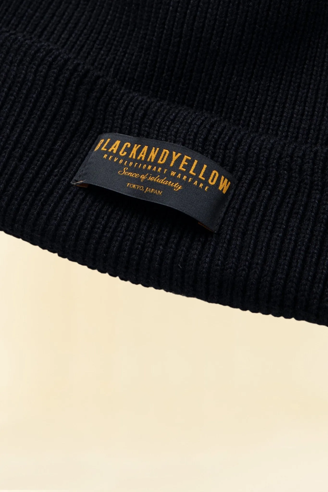 Rats Cotton Knit Watch Cap - Black