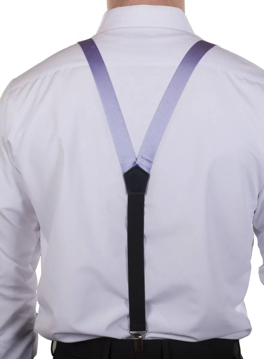 Satin Suspender and Bow Tie Set Combo in Men’s & Kids Sizes