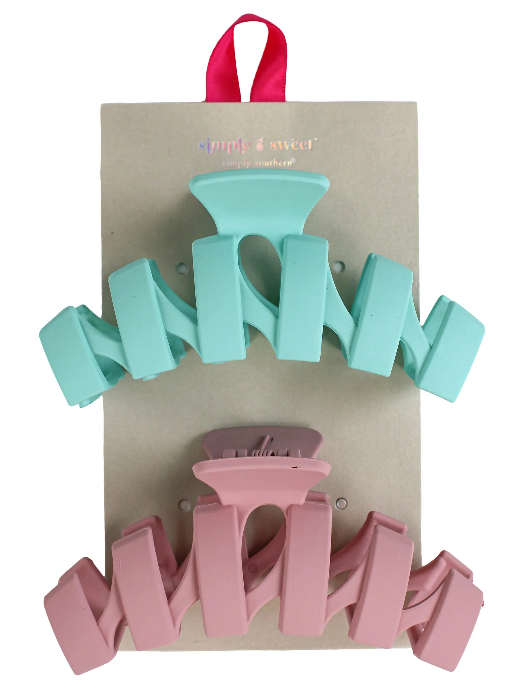 Simply Southern Chic Hair Clip Set - Elevate Your Style with Two Delightful Clips