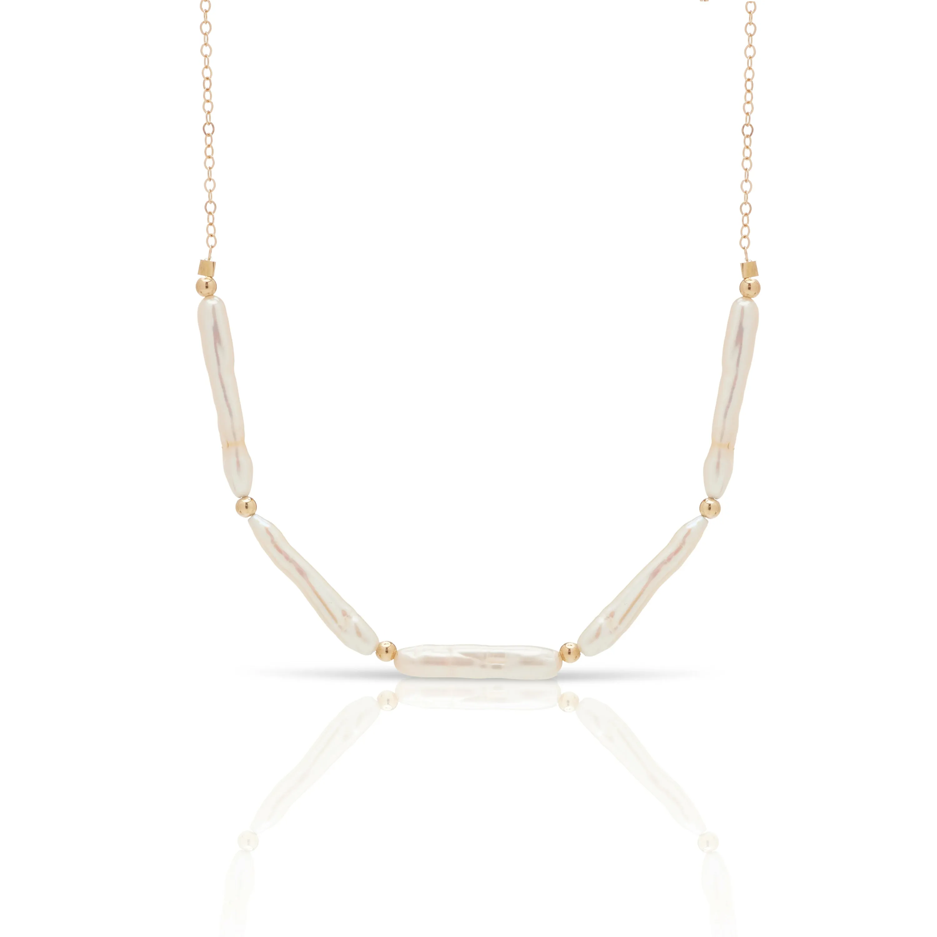 Skinny Dip Pearl Necklace