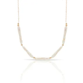 Skinny Dip Pearl Necklace