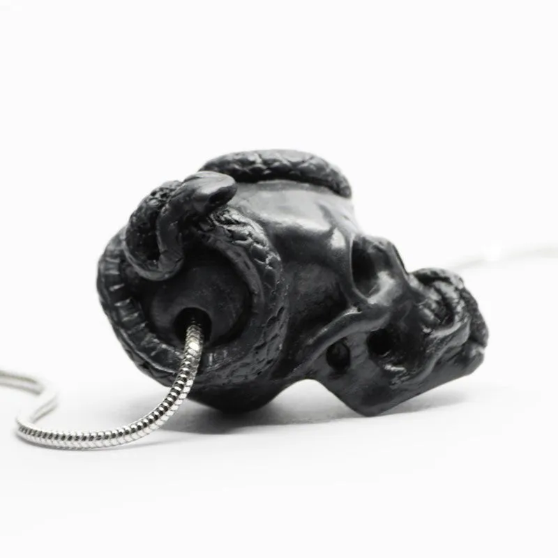 Skull & Snake pendant