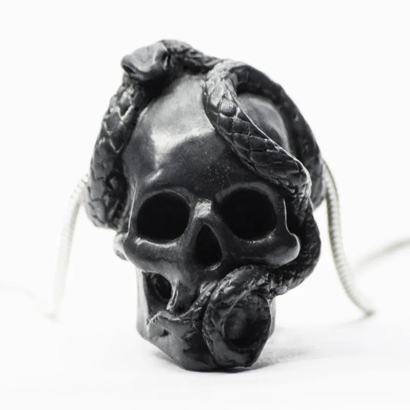 Skull & Snake pendant