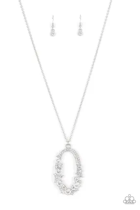 Spotlight Social - White Paparazzi Necklace