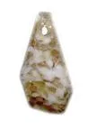 Swarovski 21mm Mosaic Polygon Pendant - Sand Opal (1pc)